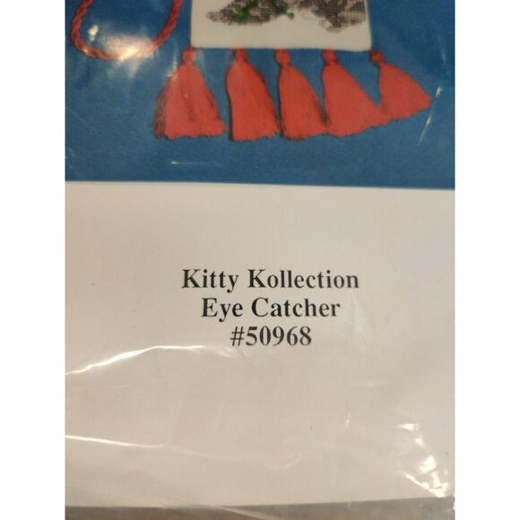 Eye Glass Holder Cross Stitch Kit Kitty Collection Candamar Designs #50968 - Picture 2 of 4